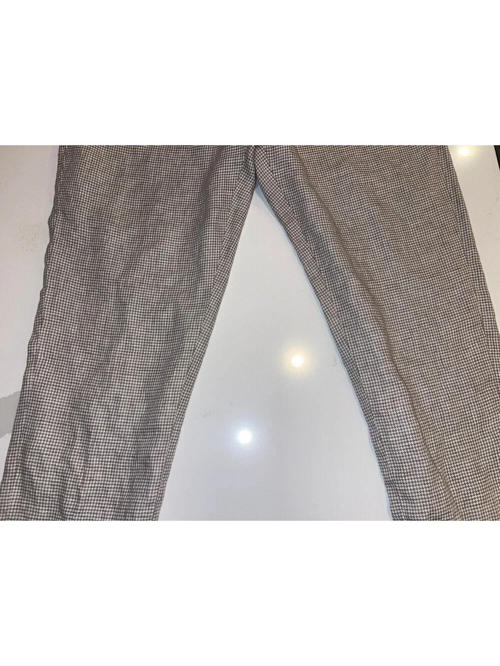 DESIGNER BANANA REPUBLIC TAILORED SLIM FIT TAN DRESS PANTS SIZE 32L 32/LONG 32 L